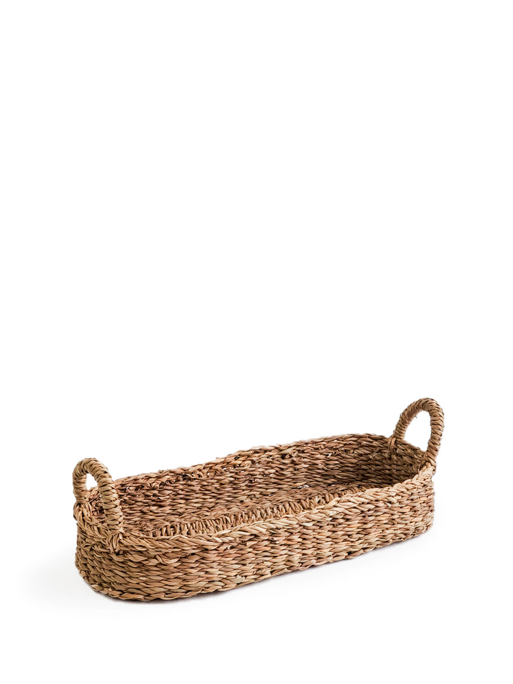 Seagrass Bread Basket with Natural Handle