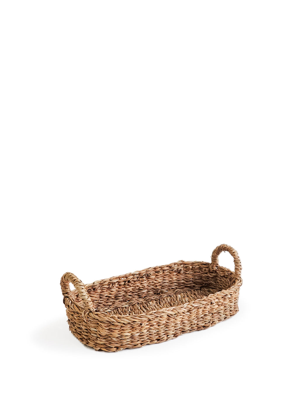 Seagrass Bread Basket with Natural Handle