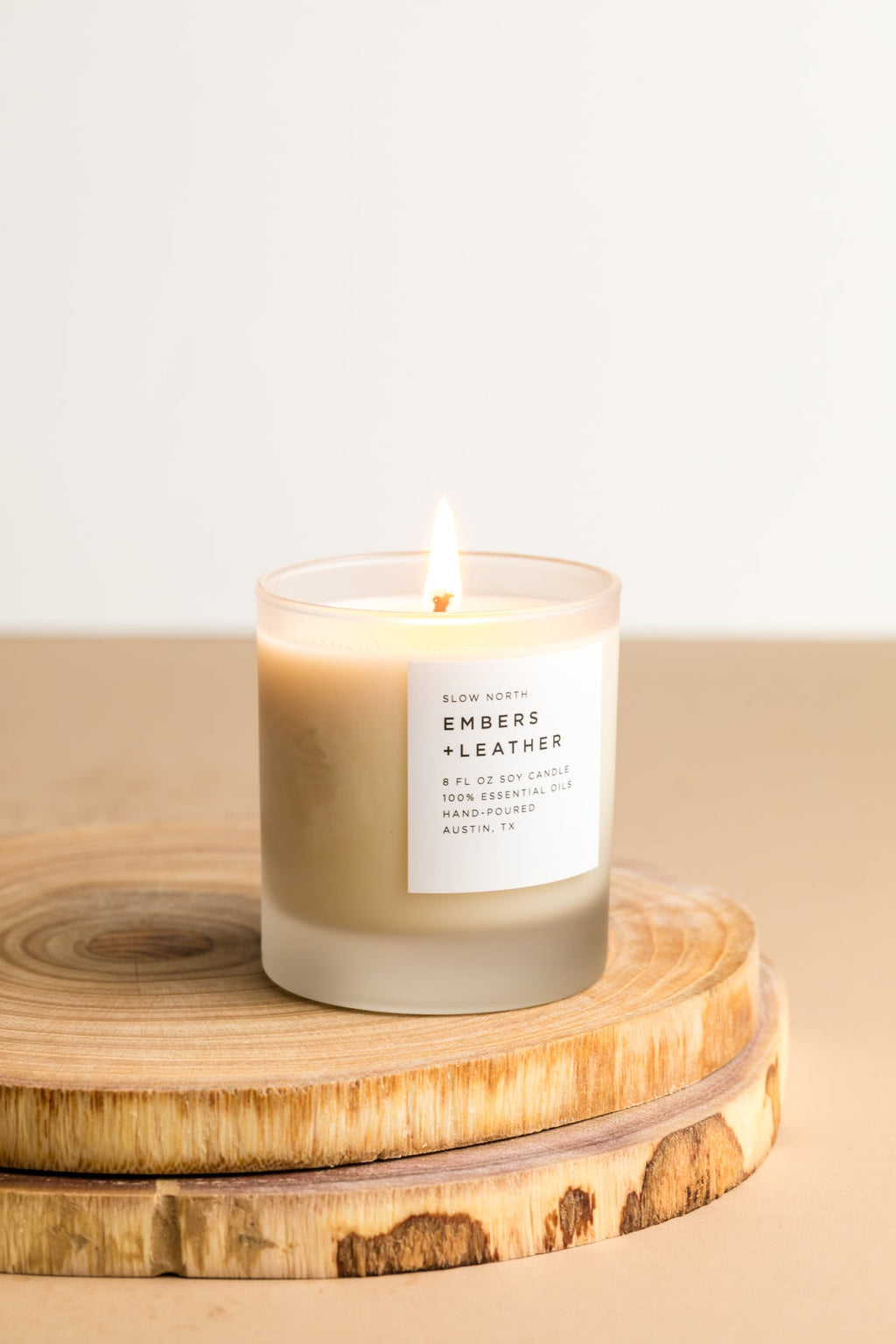 Embers + Leather Signature Candle