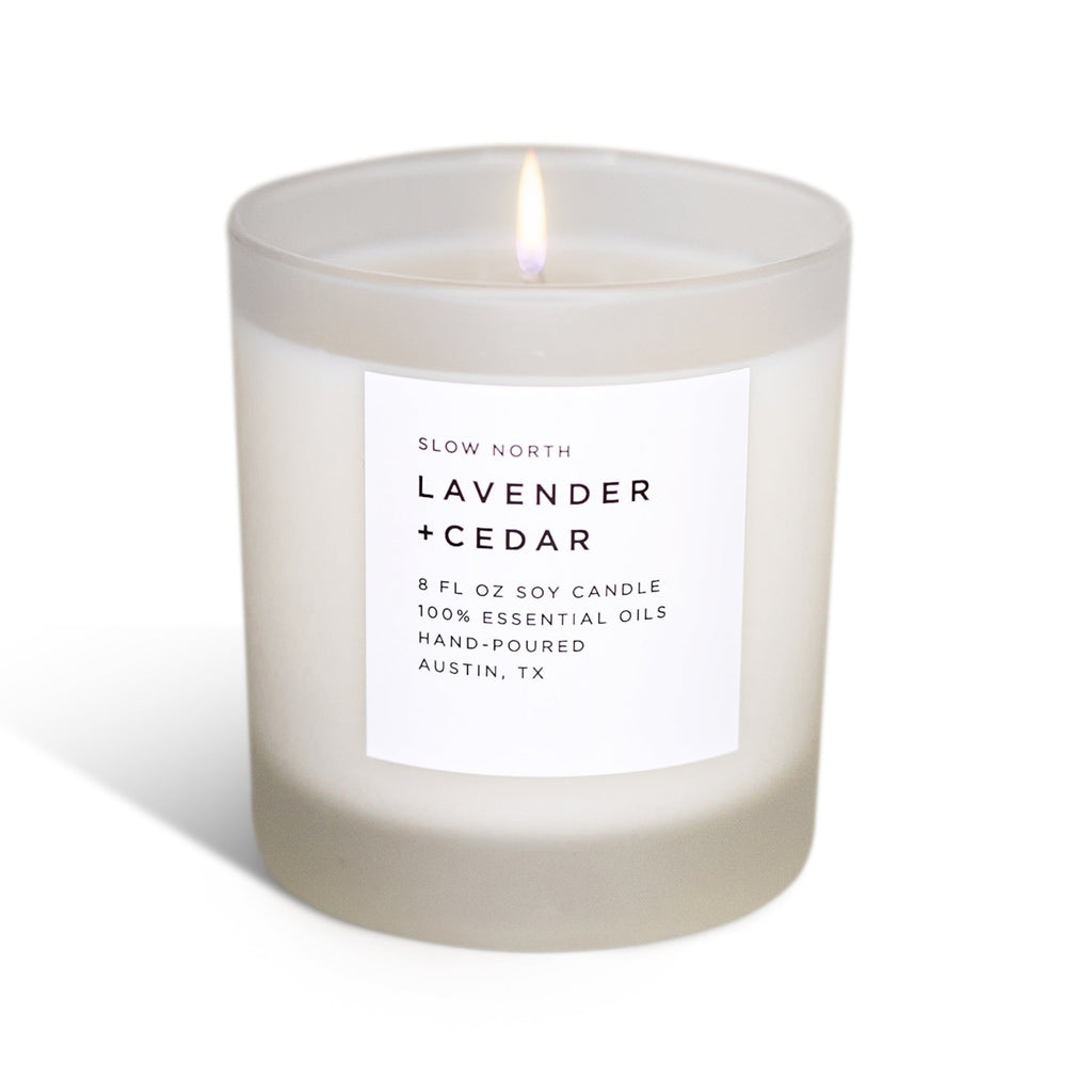 Lavender + Cedar Signature Candle