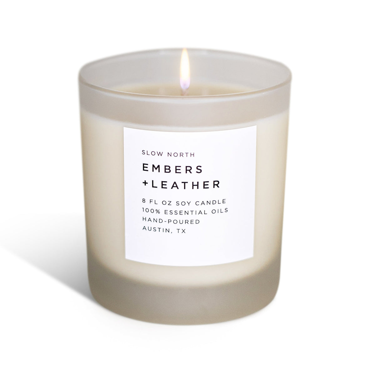 Embers + Leather Signature Candle