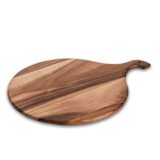 Large Round Acacia Wood Charcuterie Board