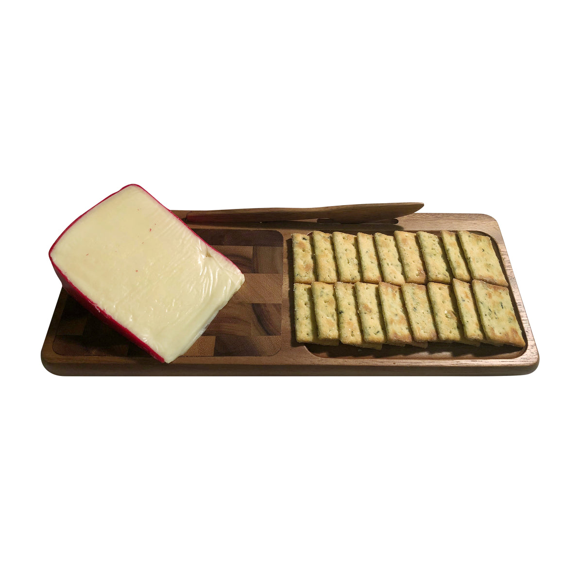 Acacia Cheese Board with Knife